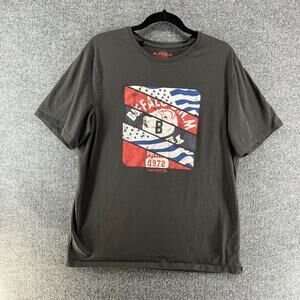 Buffalo David‎ Bitton Shirt Mens XXL 2XL Black Crewneck Graphic Tee Tshirt Logo